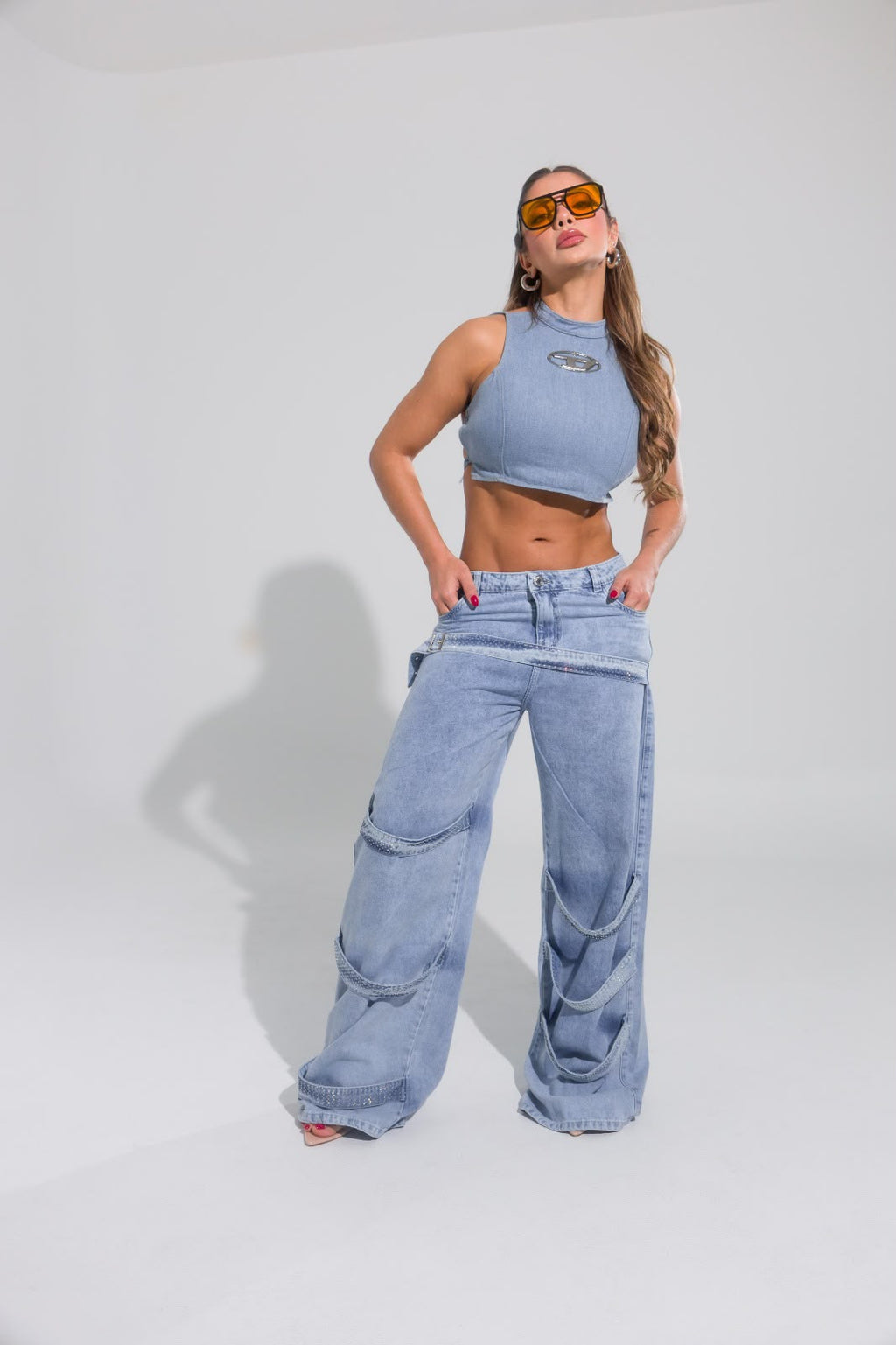Jean Tiras Azul