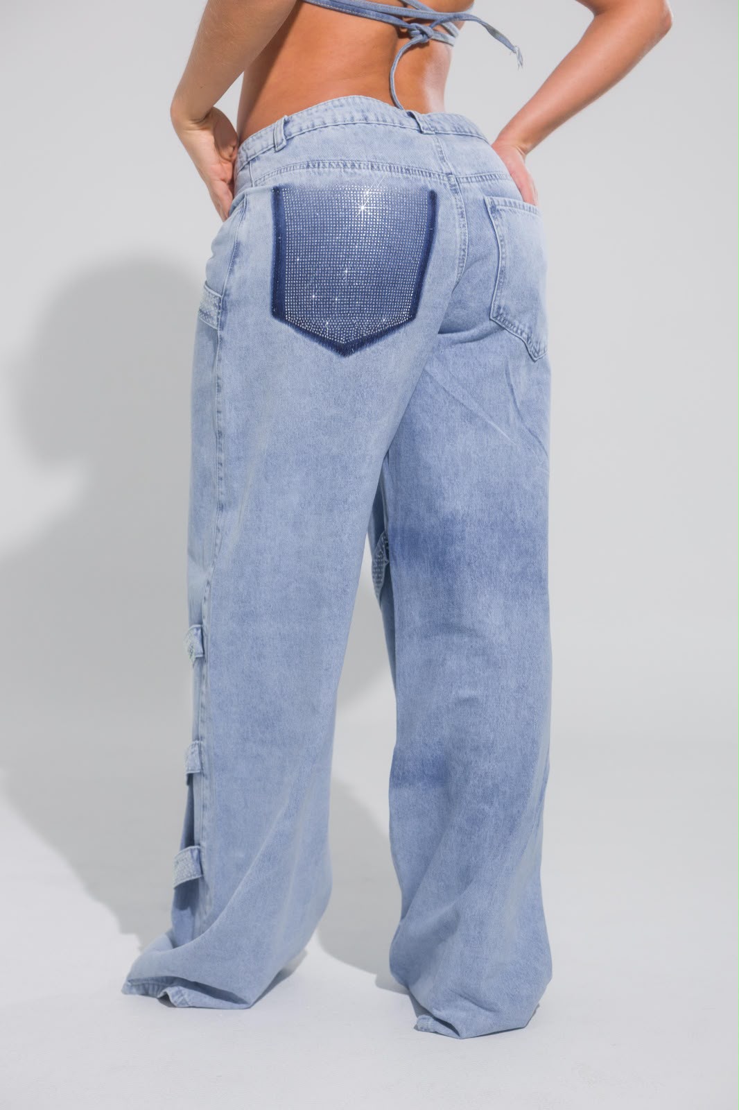 Jean Tiras Azul