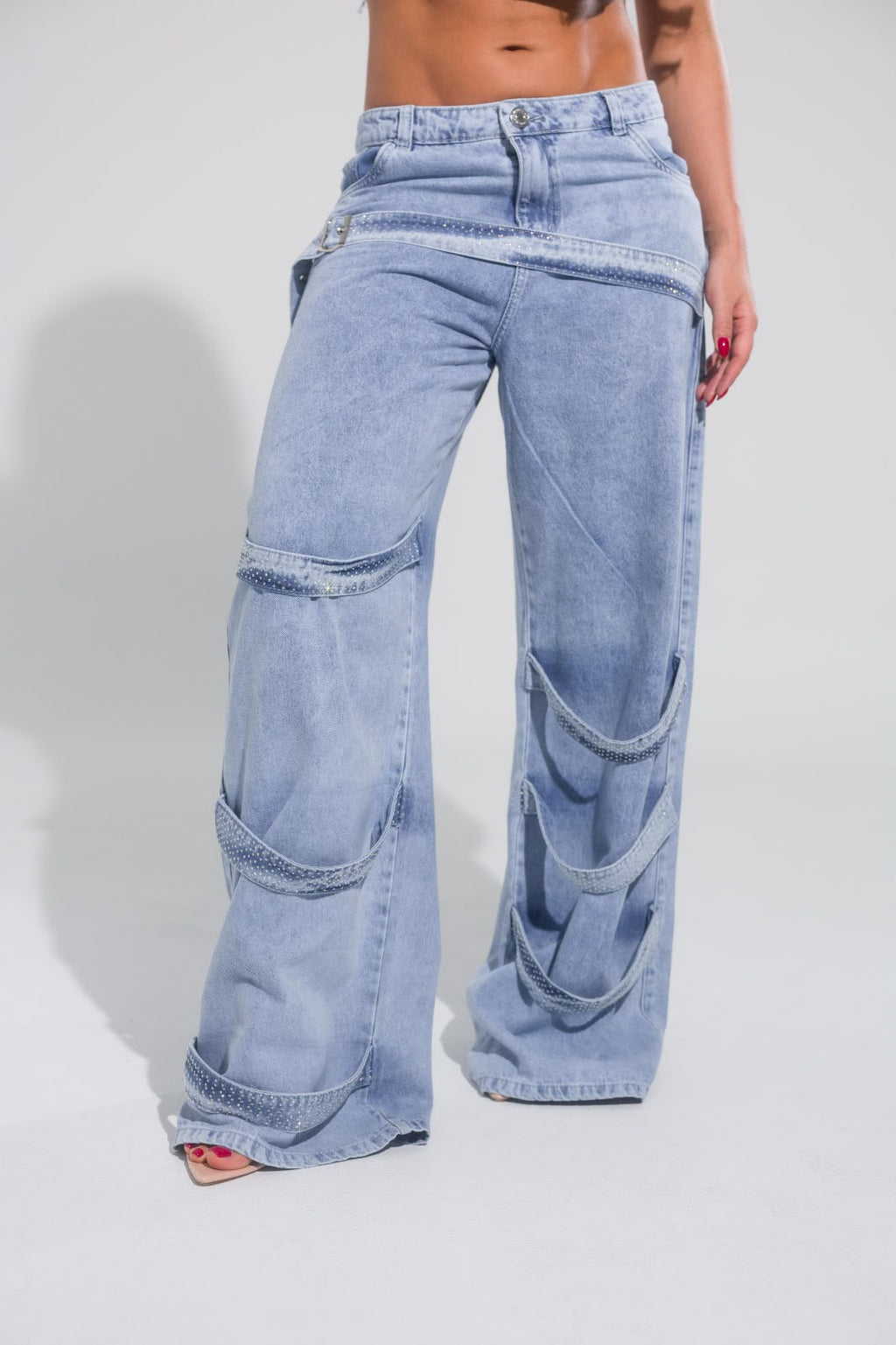Jean Tiras Azul