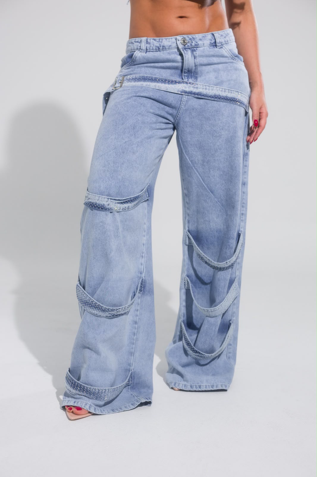 Jean Tiras Azul