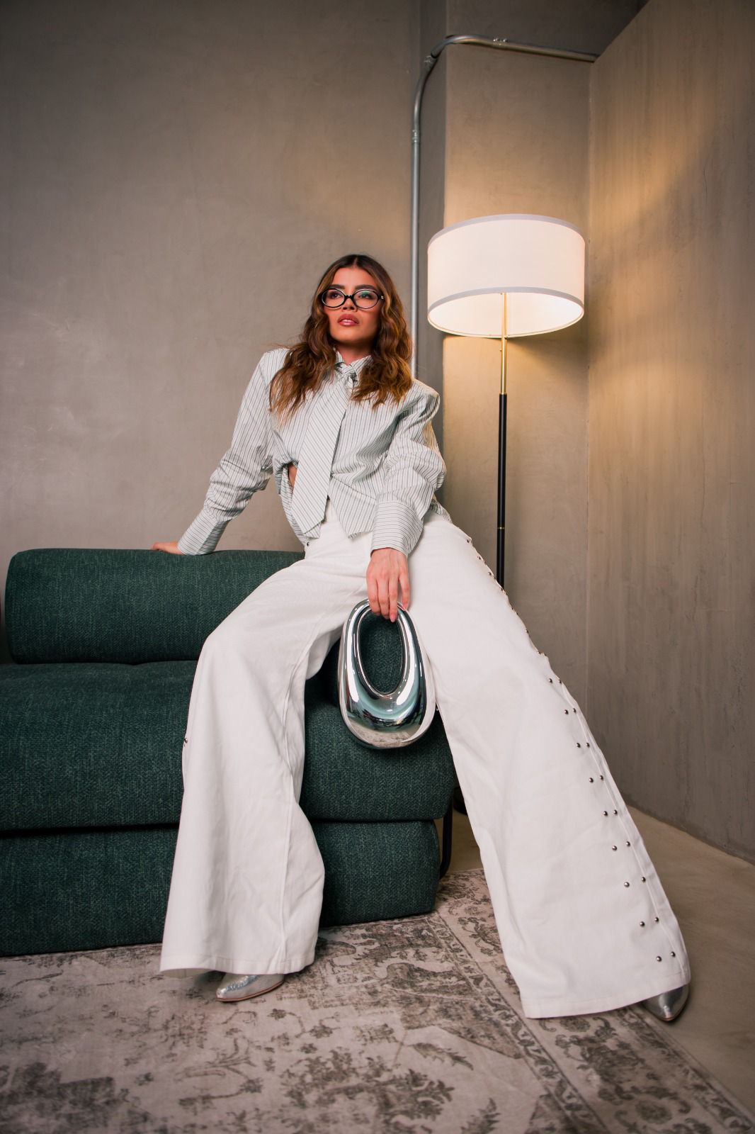 Wide leg white