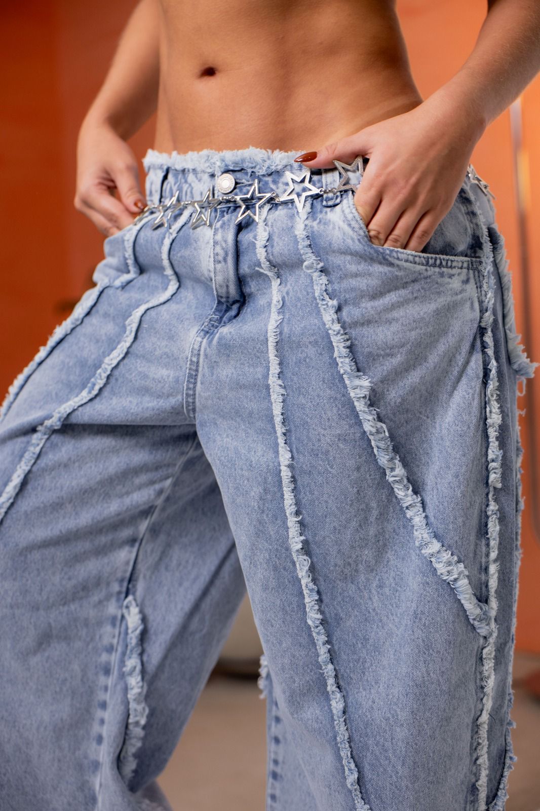 Denim desflecado